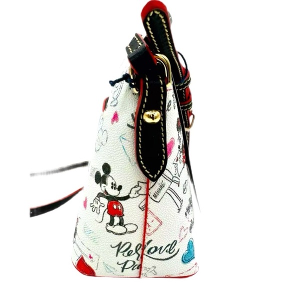 Authentic Disney Parks Dooney & Bourke Mickey Minnie Sweethearts Crossbody - NWT - Picture 4 of 7